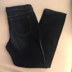 NWT Old Navy mid-rise dark wash straight leg denim